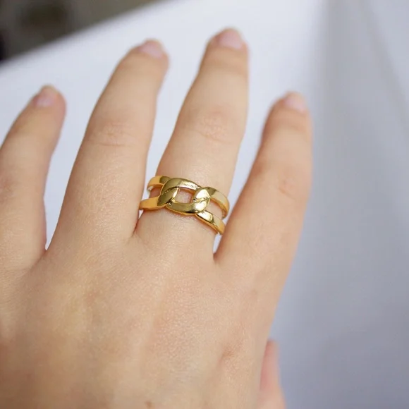Love knot Ring 24K Plated - Picture 10 of 11